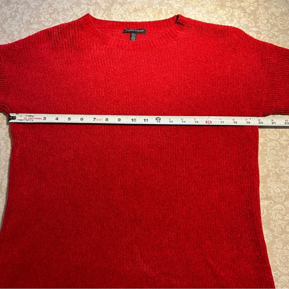 Eileen Fisher ~Organic Cotton Chenille Bell Sleeve Pullover Sweater size Small - Picture 9 of 14
